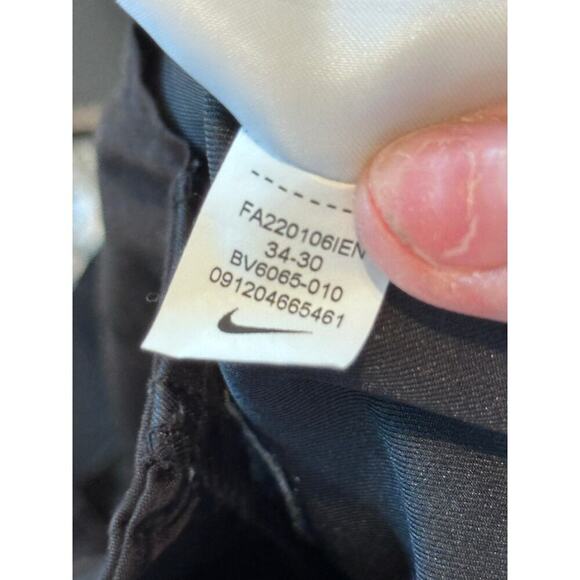 Nike Men's Gray Performance Stretch Dri Fit Straight Leg Pants Size 34/30 - Picture 5 of 6